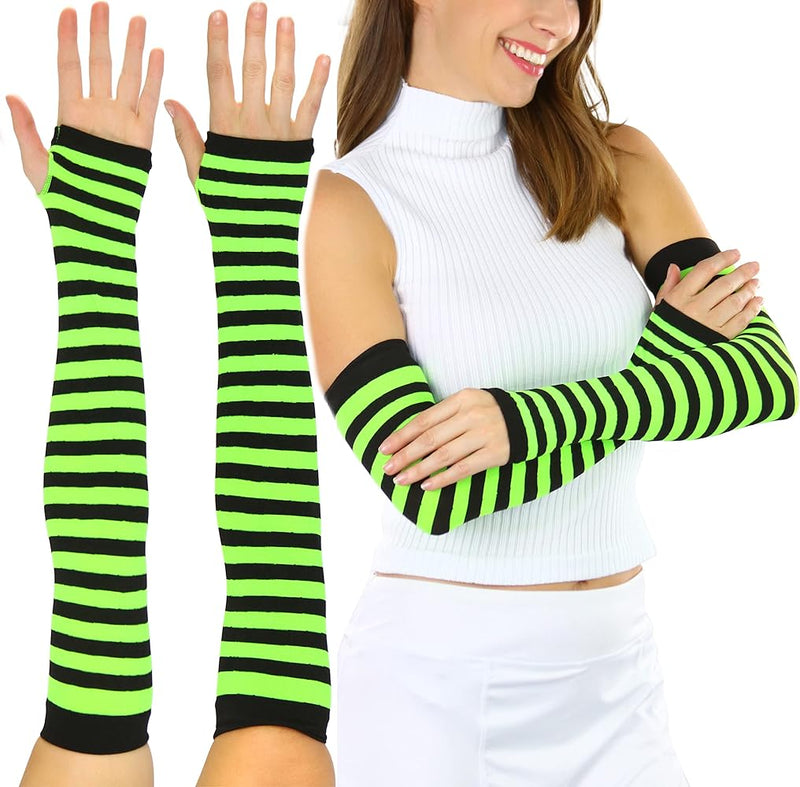 Opaque Stripes Arm Warmer