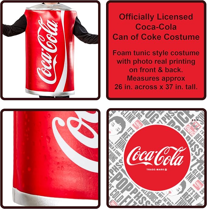 Coca-Cola Can - Adult Costume