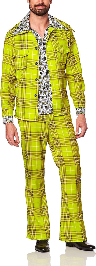 Plaid Leisure Suit - Adult Costume