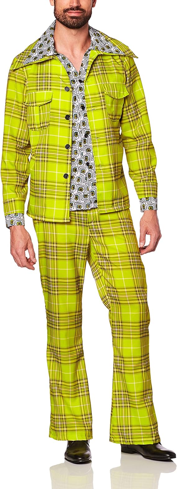 Plaid Leisure Suit - Adult Costume