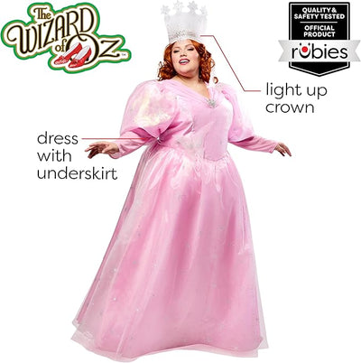 The Wizard of Oz: Glinda The Good Witch Plus Size Deluxe Adult Costume
