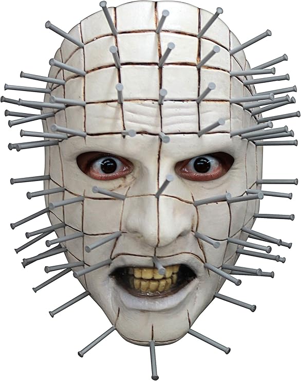 Pinhead - Hellraiser - Adult Latex 1/2 Mask - Chicago Costume Company