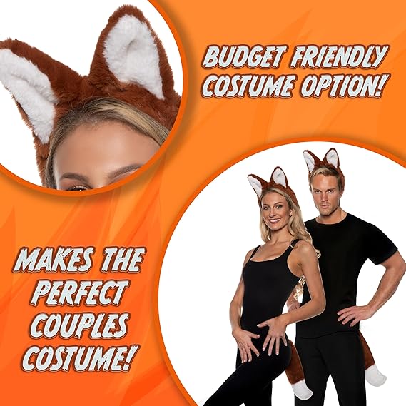 Fox Ears and Tail Set - Adult
