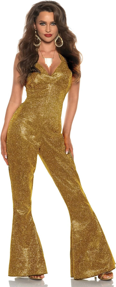 Shining Star Disco Jumpsuit - Adult Costume