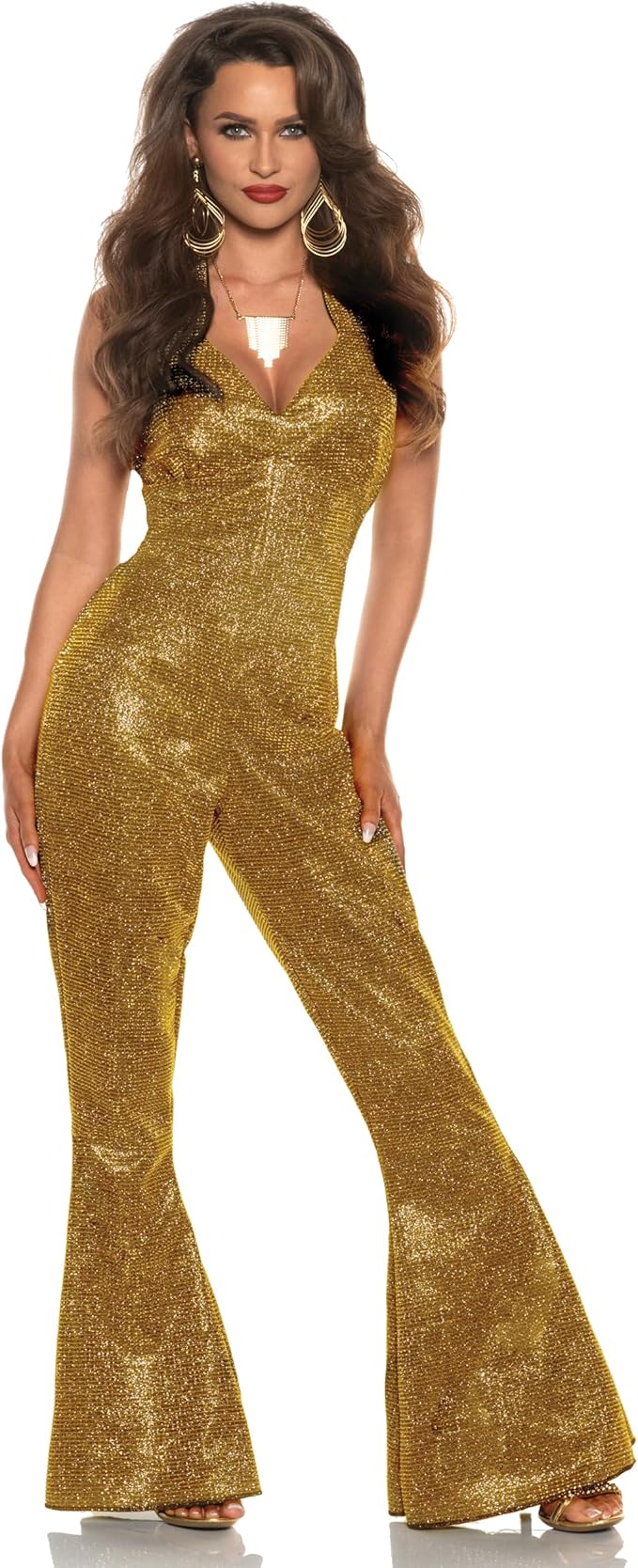 Shining Star Disco Jumpsuit - Adult Costume