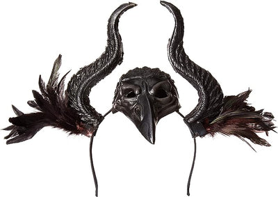Supersoft Raven Horns - Adult Accessory