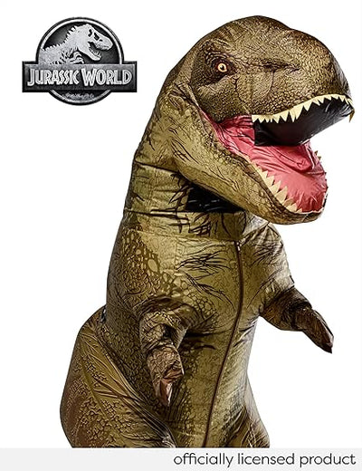 Inflatable T-Rex With Sound - Jurassic World Adult Costume