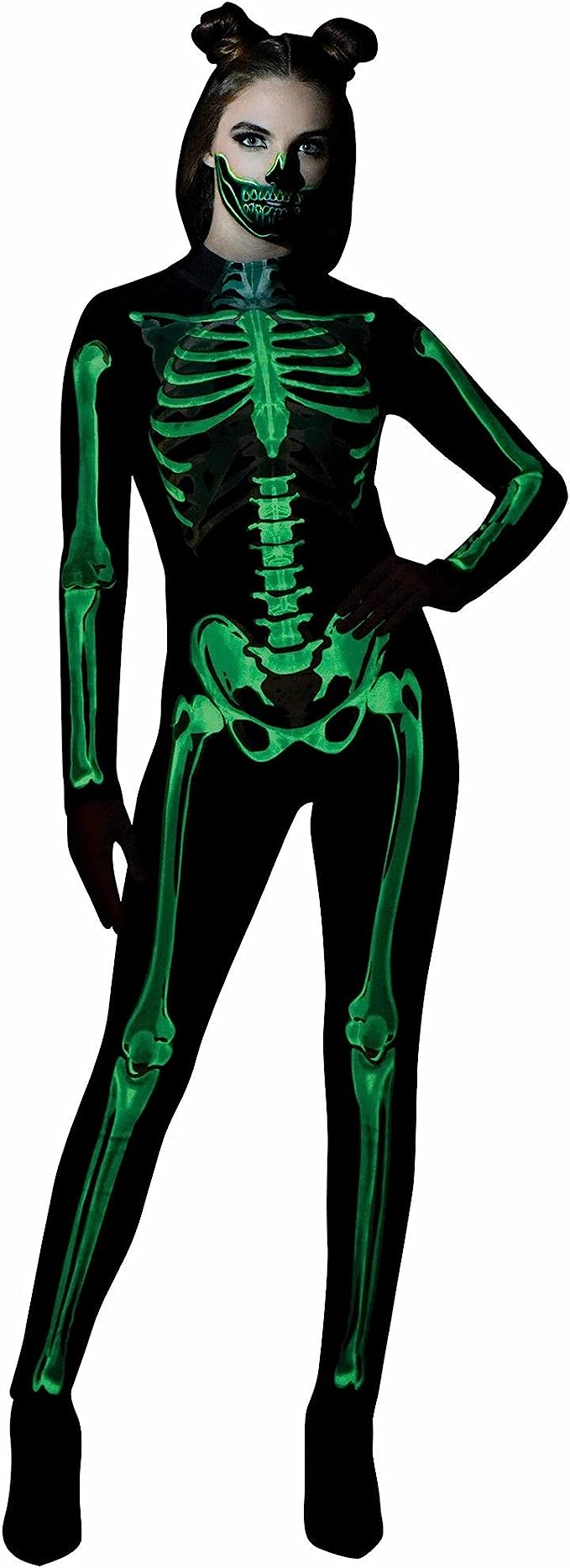 Skeleton Glow - Adult Catsuit