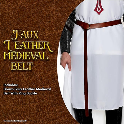64" Long Medieval Belt with Ring Closure - Chicago Costume Company