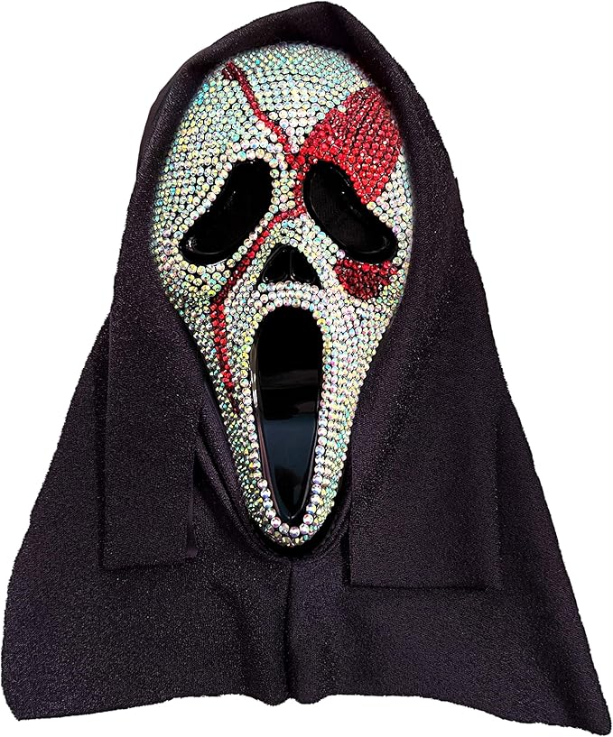 Bloody Bling Ghost Face - Adult Mask