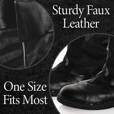Faux Leather Boot Tops - Adult - Chicago Costume Company