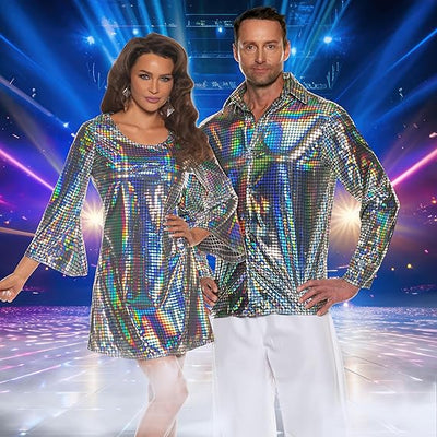 70's Hologram Mini Dress - Adult Costume