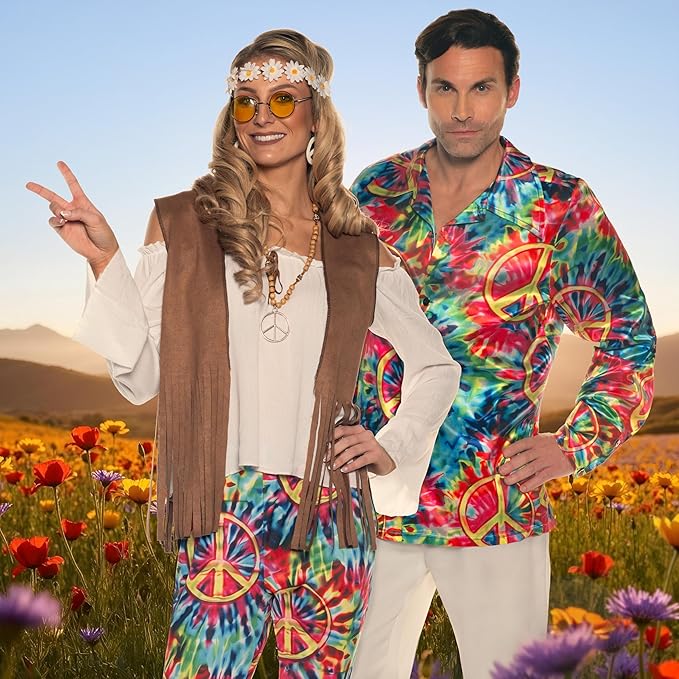 Fringed Hippie Set - Adult Costume