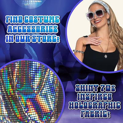 70's Hologram Mini Dress - Adult Costume