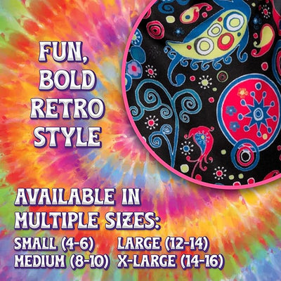 60's Paisley Bell Bottom - Adult Costume