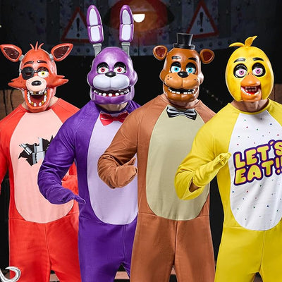 Freddy Fazbear - Five Nights at Freddy's Deluxe Adult Overhead Latex Mask