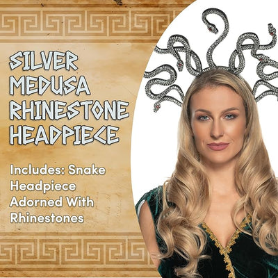Medusa Snake Headpiece - Adult