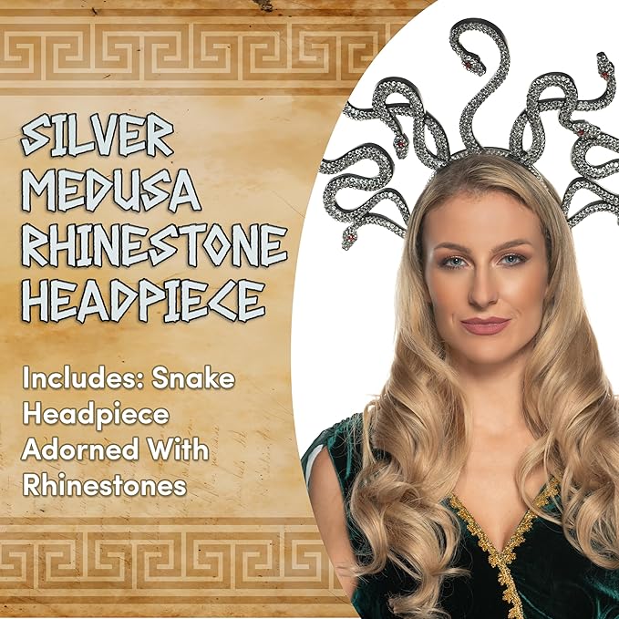 Medusa Snake Headpiece - Adult
