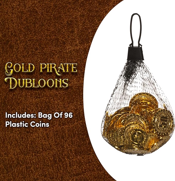 Gold Pirate Doubloons - Costume Accessory