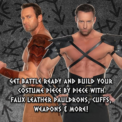 Viking Warrior Arm Guards - Costume Accessory - Chicago Costume Company