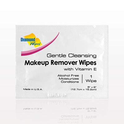 Diamond Wipes Gentle Cleansing Makeup Remover Wipes - Chicago Costume Company