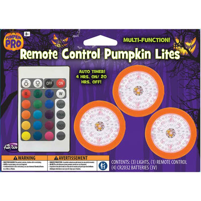 Pumpkin Lights with Remote Control - Chicago Costume Company