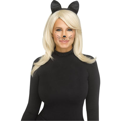 Devil or Cat Headband With Choker Costume Kit - Adult