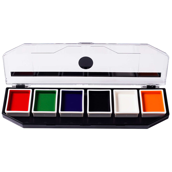 6 Color On Camera Primary Alcohol Activated Makeup Palette