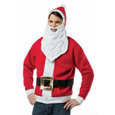 Adult Santa Hoodie - Adult Sweater