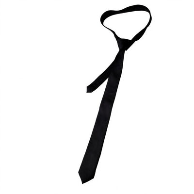 Satin Black Tie