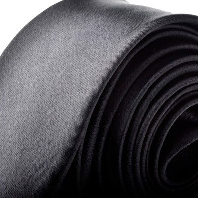 Satin Black Tie