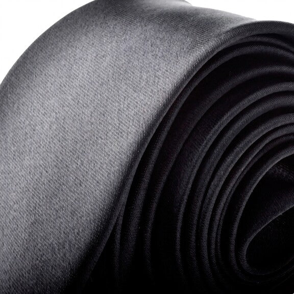 Satin Black Tie