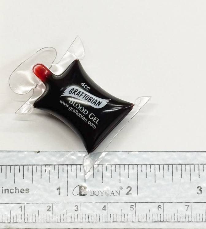1pc Fake Blood Gel Capsule - Chicago Costume Company