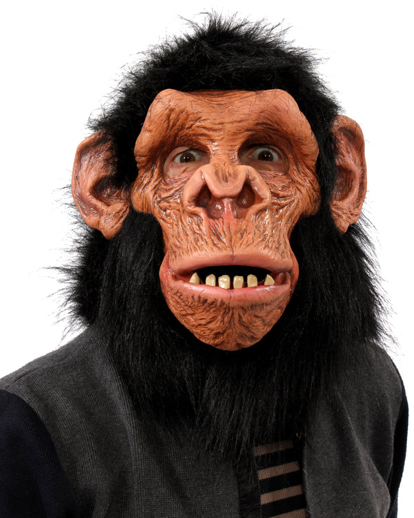 Chimpanzee, Chimp Primate Latex Face Mask