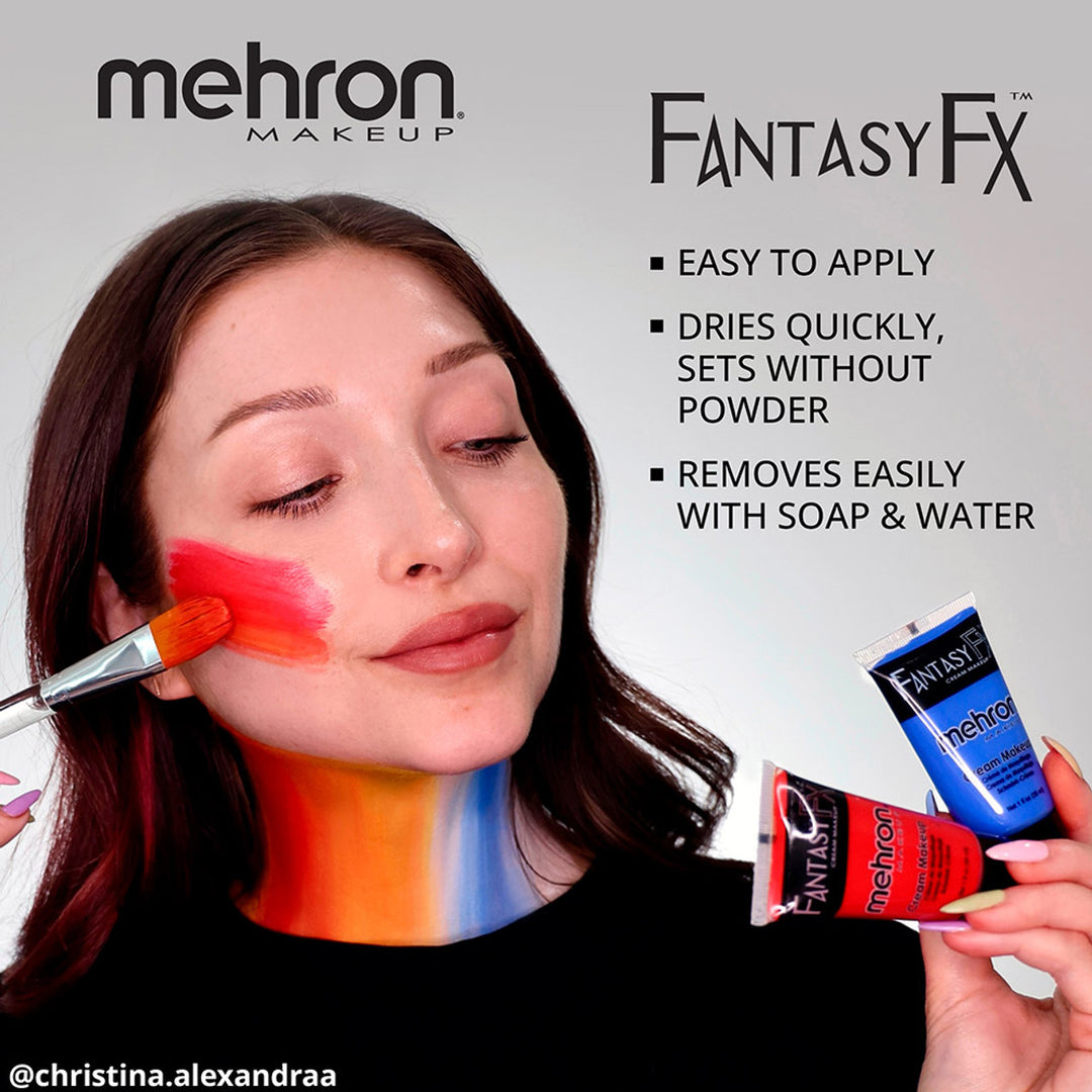 Mehron Fantasy FX Make-up In Soft Beige – Professionelles Bühnen- & Karneval Make-up, 30 Ml