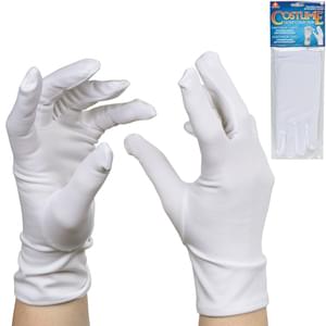 Short White Gloves - Chicago Costume Company