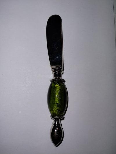 Butter Spreader w Glass Bead Handle - Chicago Costume Company