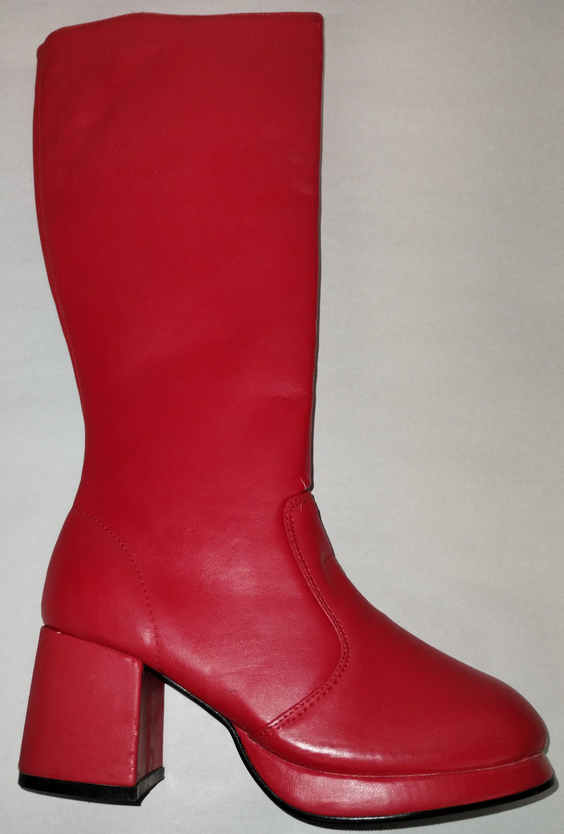 Discount 3 Inch Red Go Go Boots - Chicago Costume Company