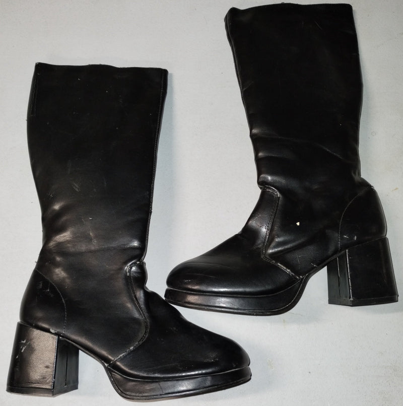Discount 3 Inch Black Go Go Boots
