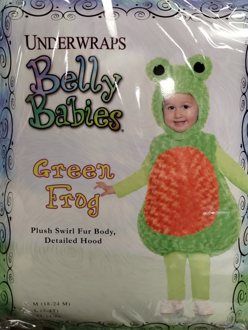 Belly Babies Green Frog - Toddler Costume