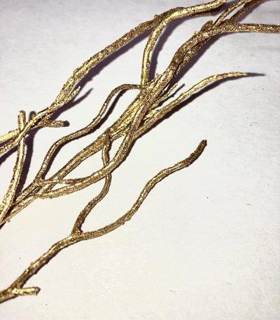 artificial gold branches