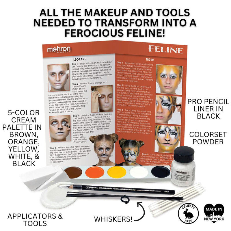 Mehron Feline / Cat Makeup Kit