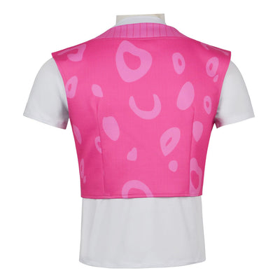 Saja Boys Mystery Crop Top Shirt w/ Undershirt - Adult Costume