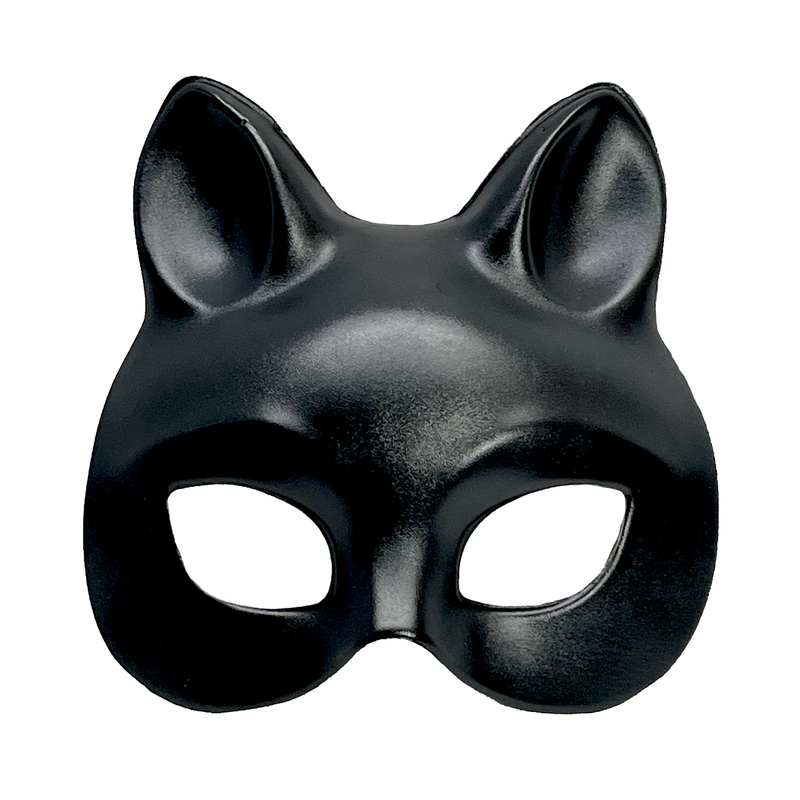 Leatherlike Cat Mask - Adult Accessory