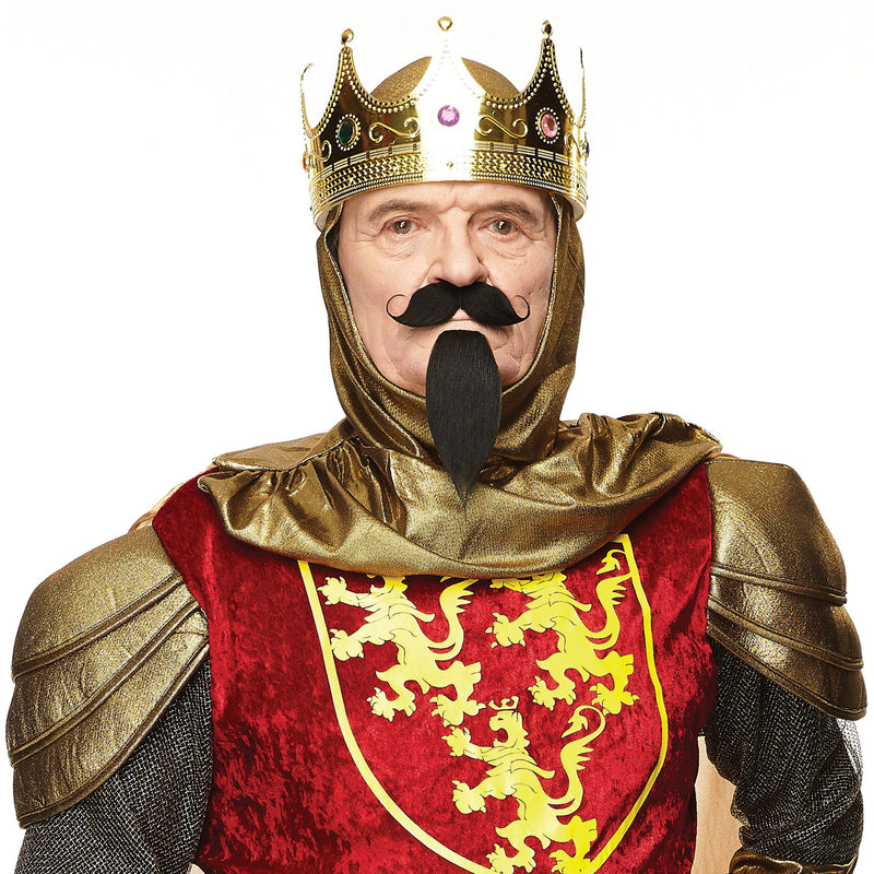 Napoleon III Imperial Fake Mustache & Beard - Black