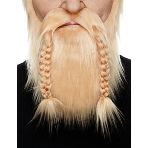Viking Fake Mustache & Beard - Blond