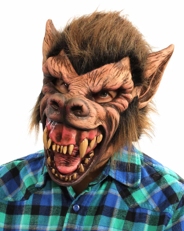 Lycan, Werewolf Wolf or Dog Latex Face Mask - Chicago Costume Company