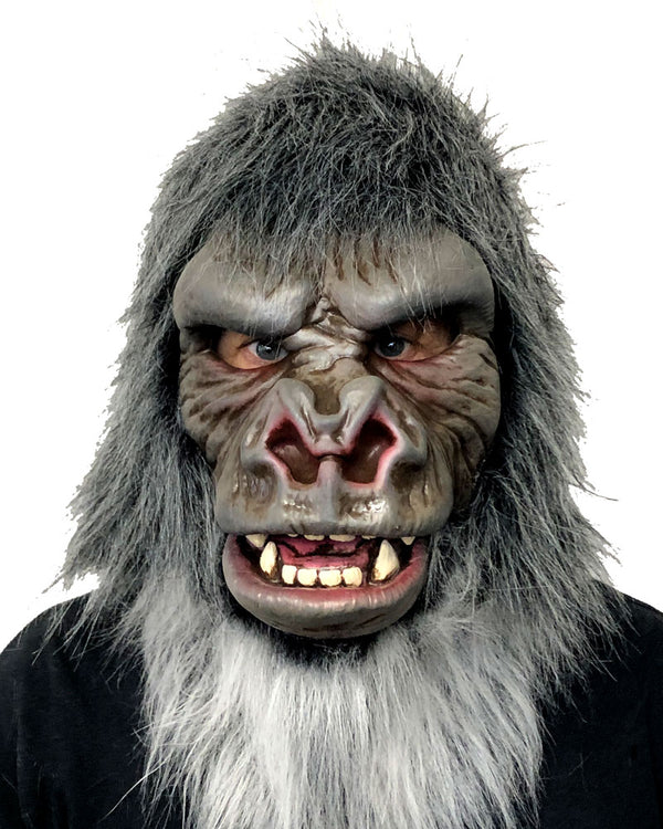 Gorilla Moving Mouth Latex Mask