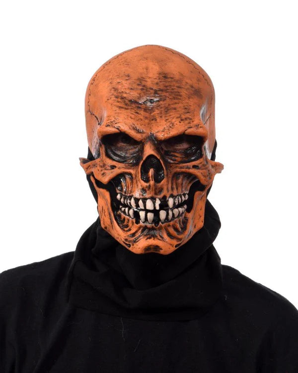 Death Skull Mask in UV Orange