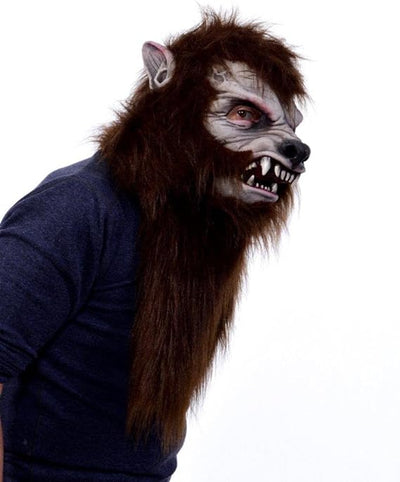 Moving Mouth - Howler Wolf - Adult Overhead Mask